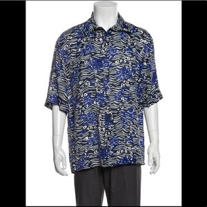 Marcell Von Berlin Printed Three-Quarter Sleeve Shirt NWT